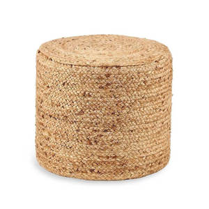 Nkuku Round Ondal Braided Hemp Side Table